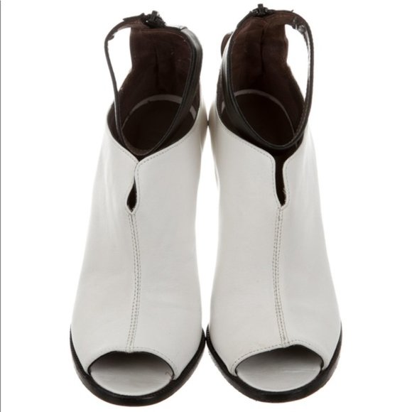 TIBI NEW YORK "ABBIE"   Peep Toe  Booties Stiletto - Picture 2 of 6